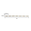 Fita led sequencial 2835 6W/m 3,0K 12v 7160 - mbled - Imagem 3