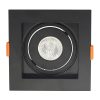 SPOT RECUADO FLEA ABS MR11 PRETO 6185 - NORDECOR